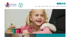 Desktop Screenshot of conquercysticfibrosis.com